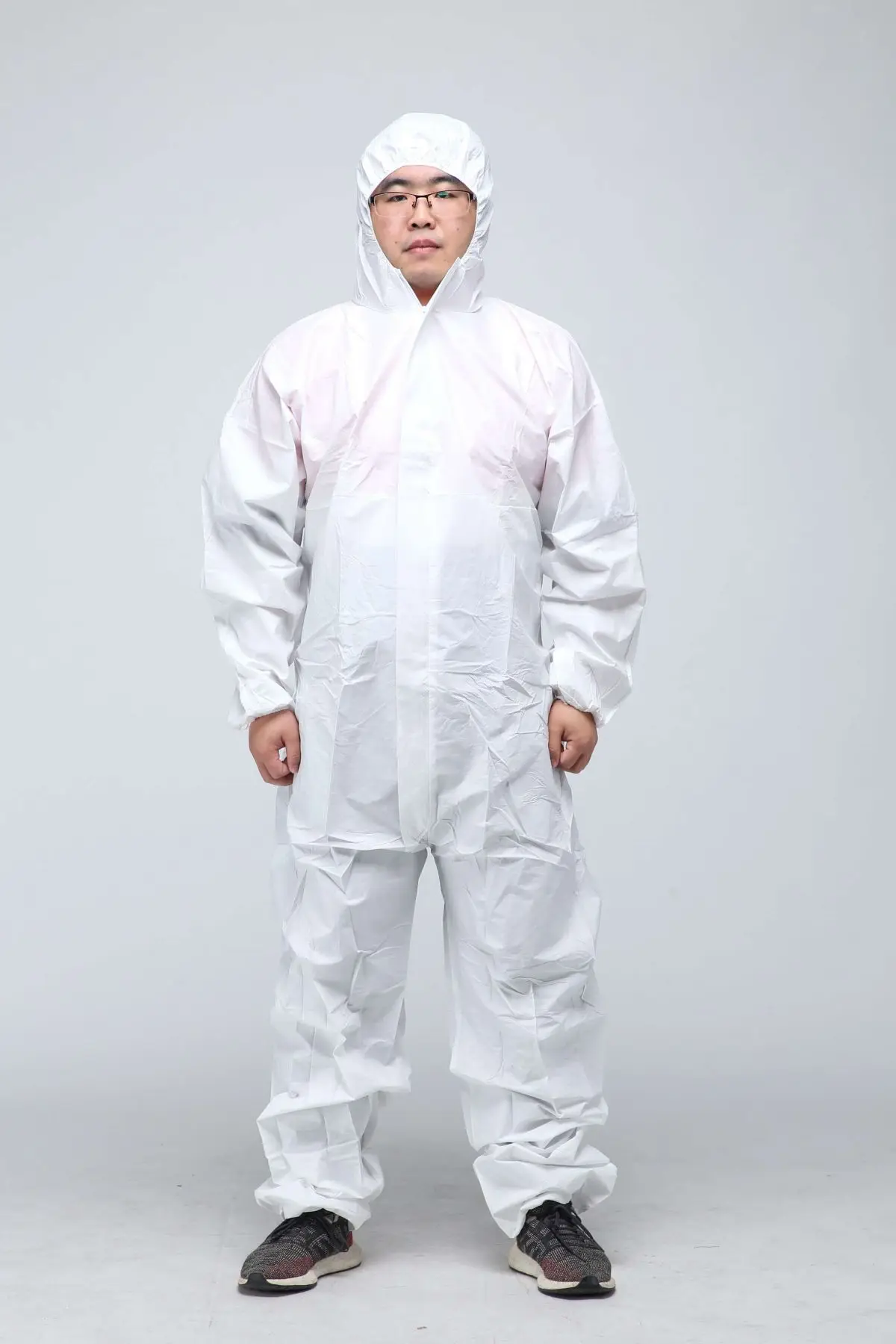 Disposable Protective Coverall Type 5 SMS Style Jumpsuit similar to 3M 4540