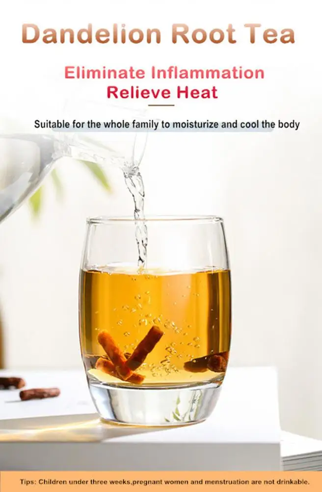 
Organic Roasted Dandelion Root Tea Bags 3-5mm 