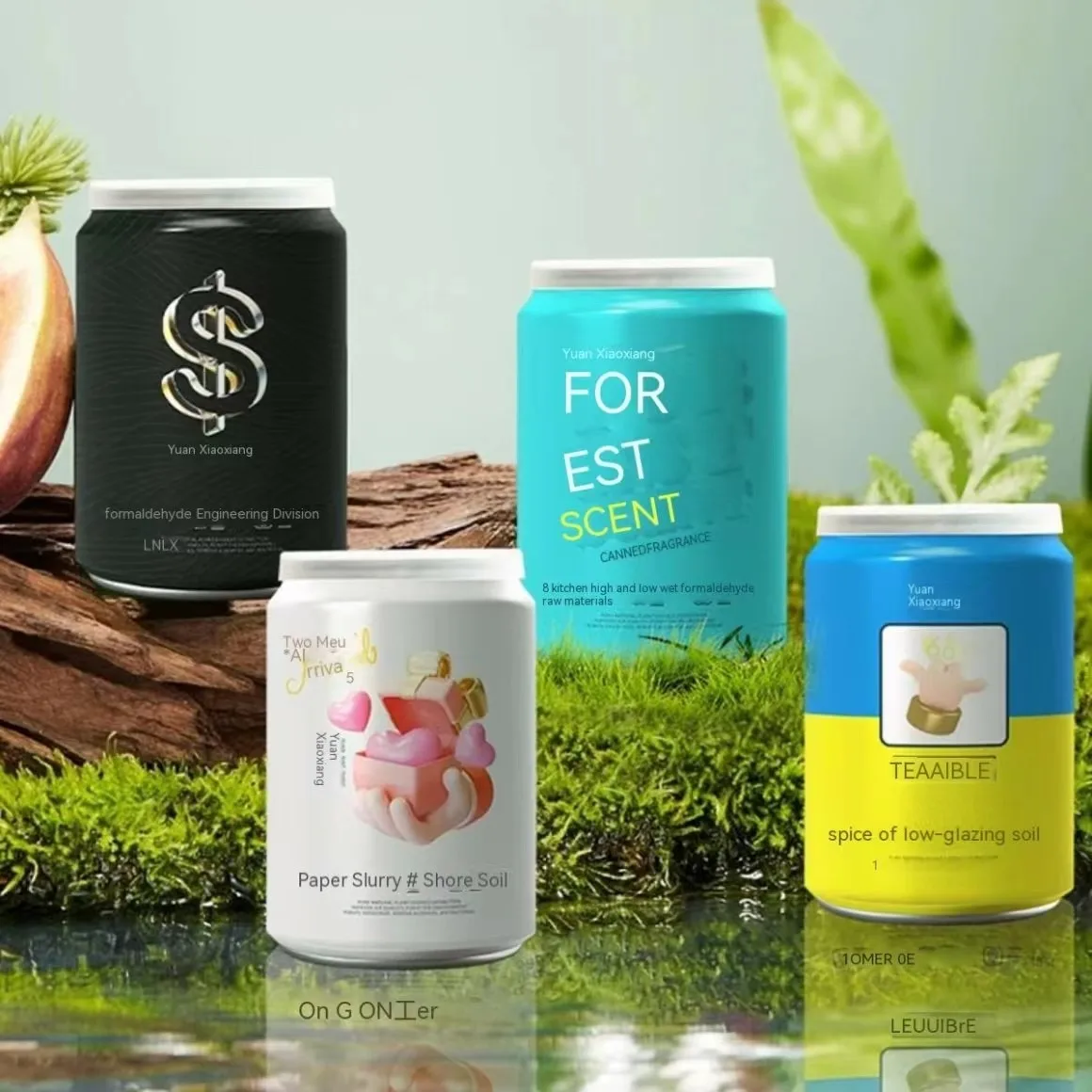 YXX coke Cans Scent Car Perfume Diffusor Bottle Car Sent air Fresheners Solid Aromatherapy Cups