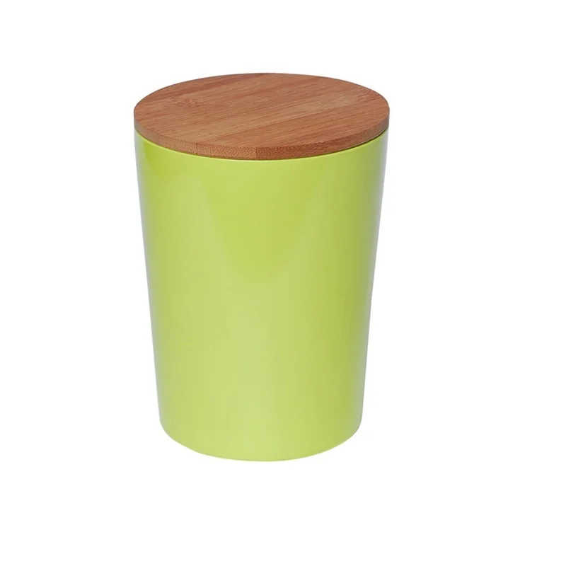 
high quality unbreakable melamine storage with bamboo lids 