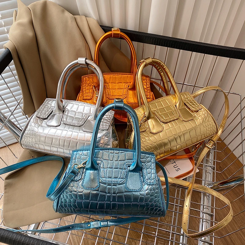 Newest Design Fashion Luxury Trendy Shiny Laser Small Handbag Women New Fashion Purse Handbag