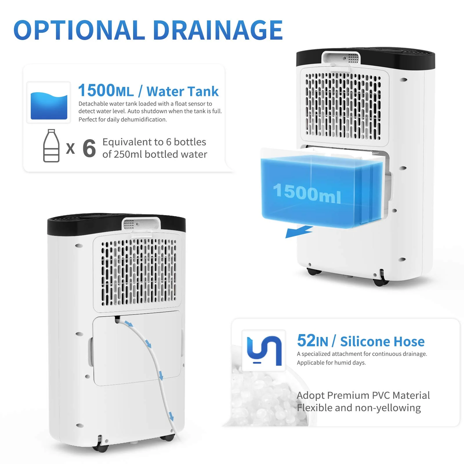 2021 новый дизайн, домашний осушитель воздуха с резервуаром для воды