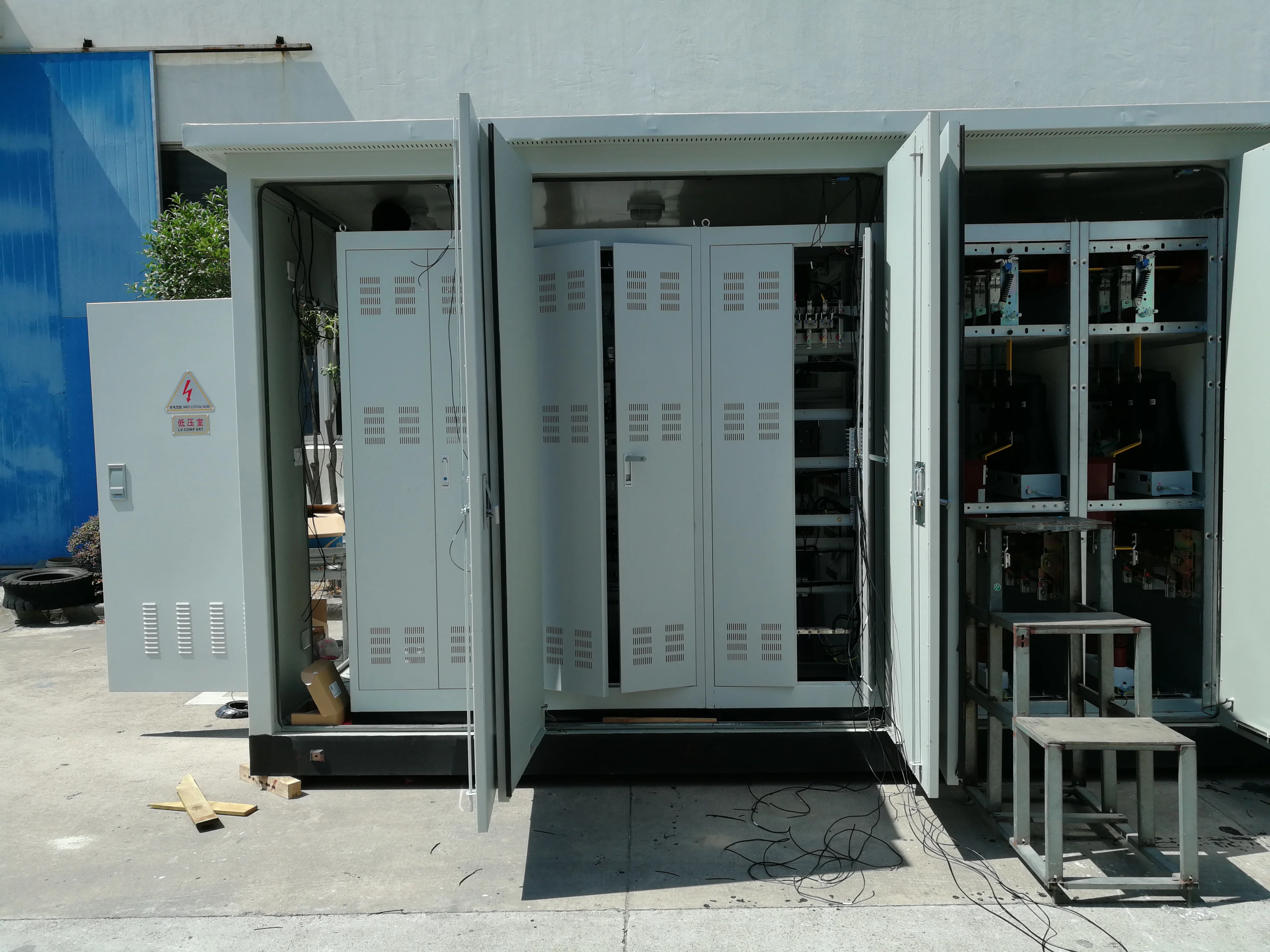 High quality box-type substation from supplier with switchgear cabinet for power distribution