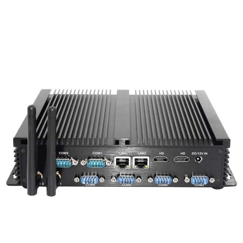 Dustproof 7*24 Industrial Computer Intel Core i7 4500U Fanless 6*COM 8GB RAM Dual Lan Industrial Mini PC