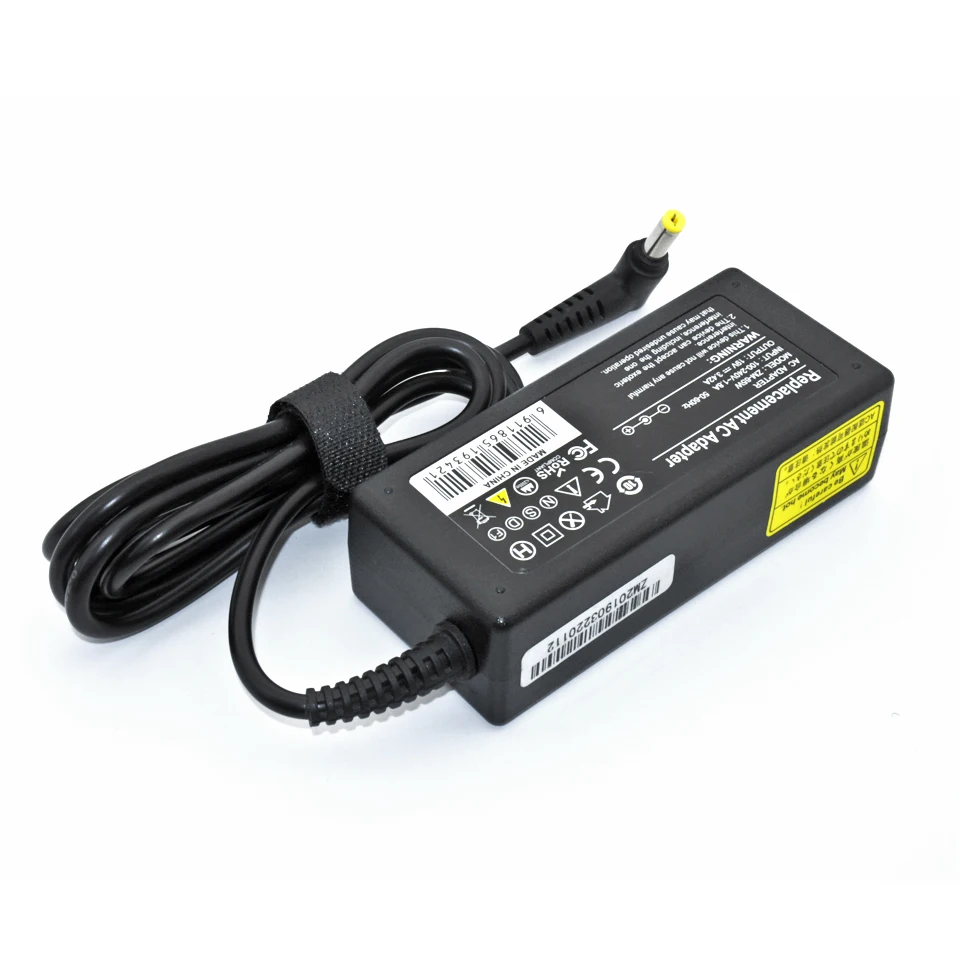 Professional laptop ac dc adapter charger for acer aspire 19v 3.42a 65w adaptor