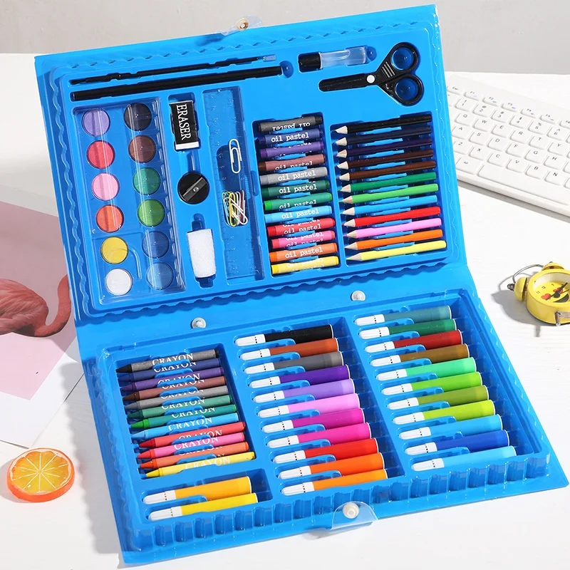 86 pcs высококачественного нетоксичного DIY набор канцелярских принадлежностей детей