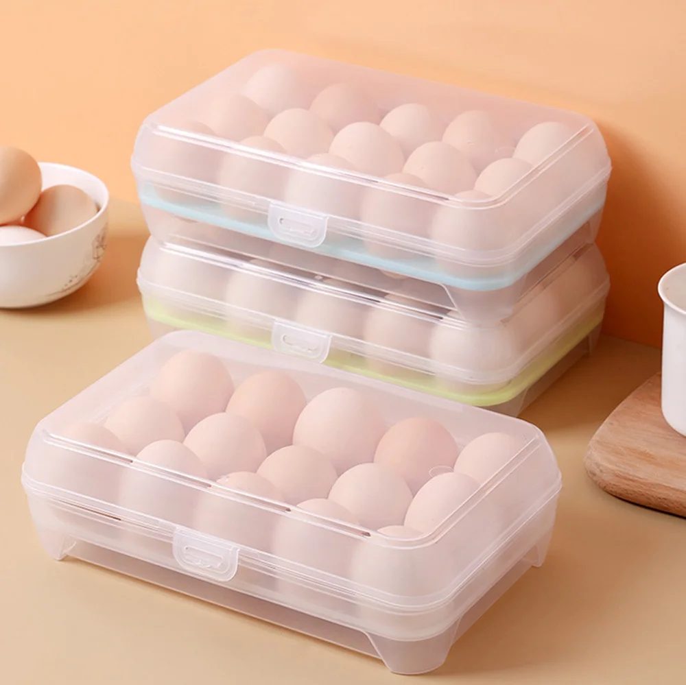 Hot Refrigerator Egg Dispenser Storage Box Drawer Refrigerator Egg Rack Type Egg Container
