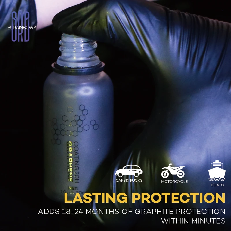 SRB 008 SRB nano coating Graphene Ceramic Coating Car Ceramic Sealant 9H+ Years of Long-Lasting Protection Ultra High Gloss