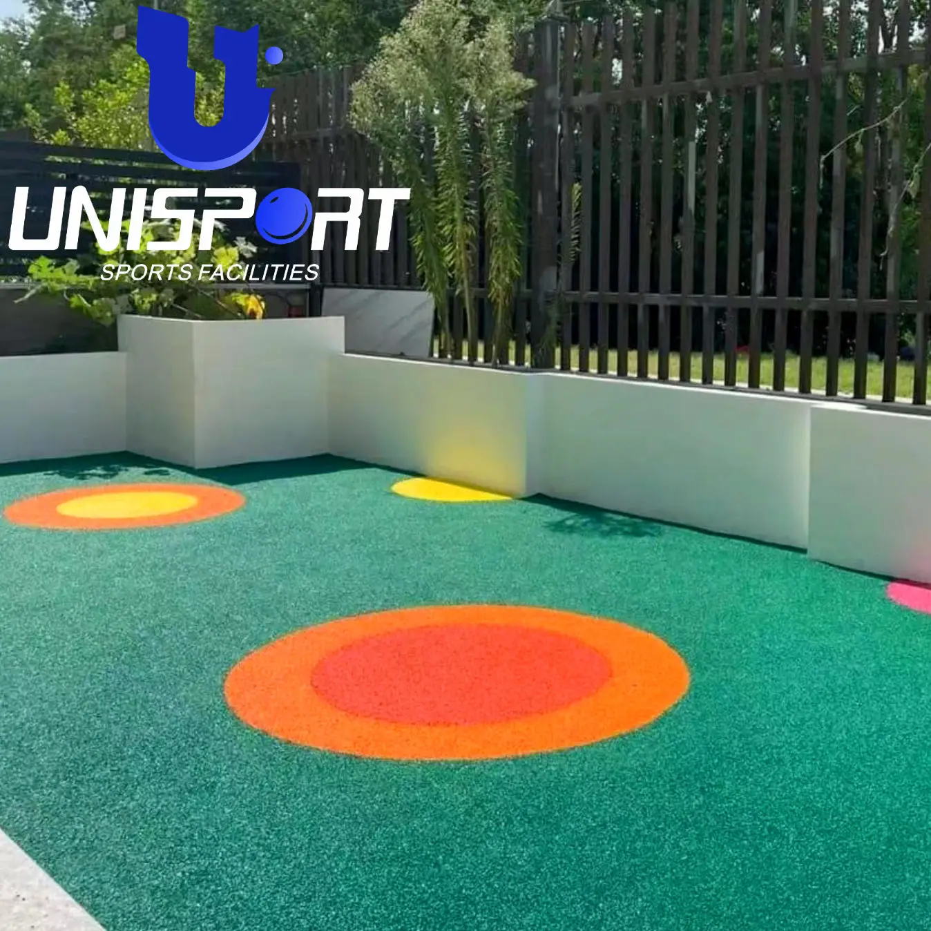 Unisport Hot Product Factory Price Colorful Rubber Epdm For Playground Running Track School Custom 2023