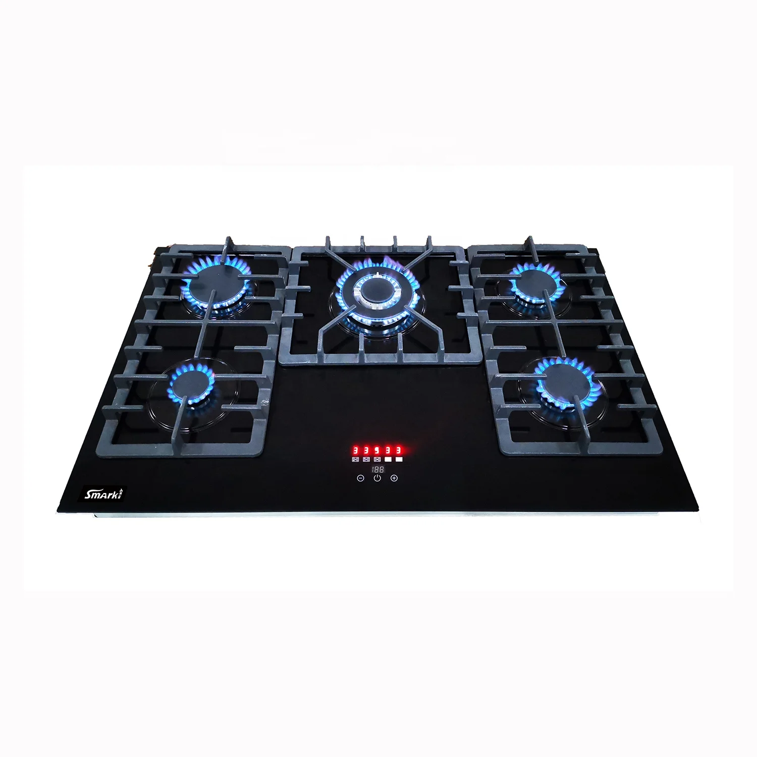 Latest design! Touch control 5 burner gas stove Built in gas cooktop 5 burners SG58822
