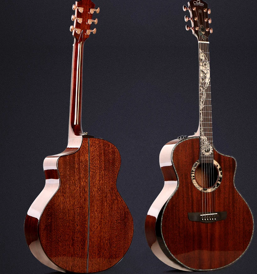 41 inch all solid  Sevillana guitar acoustic made in our acoustic guitar factory guitar wholesale  China