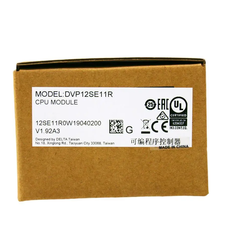 Модуль ЦП серии Dvp Plc Dvp12se11r с оригинальной упаковкой 100% Новый оригинальный промышленный и т. Д. Tw