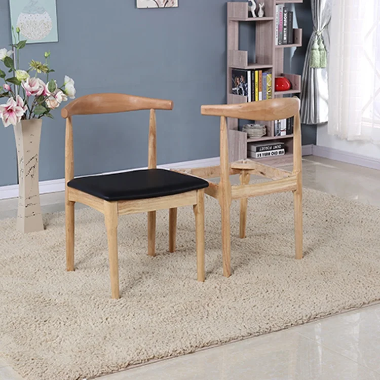 
Household solid wood dining chair with backrest solid wood dining chair 