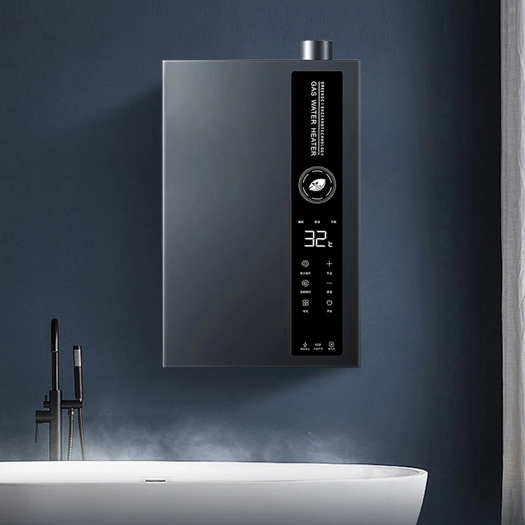 16L/18L Natural Gas Intelligent Tankless Gas Water Heater Strong Emission Type Wall Hung Heating Boiler