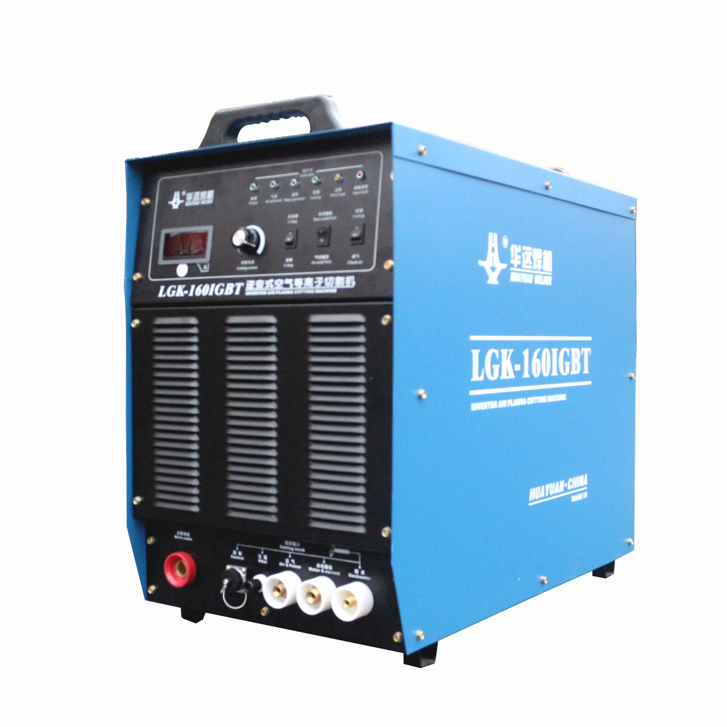 
High frequency inverter arcing air CNC cutting machine 380v 3-phase Huayuan LGK-160IGBT cutter plasma power supply 