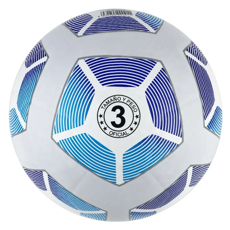 Classic Custom Logo Size 3 Rubber Bladder Team Sports Rubber Football Soccer Ball
