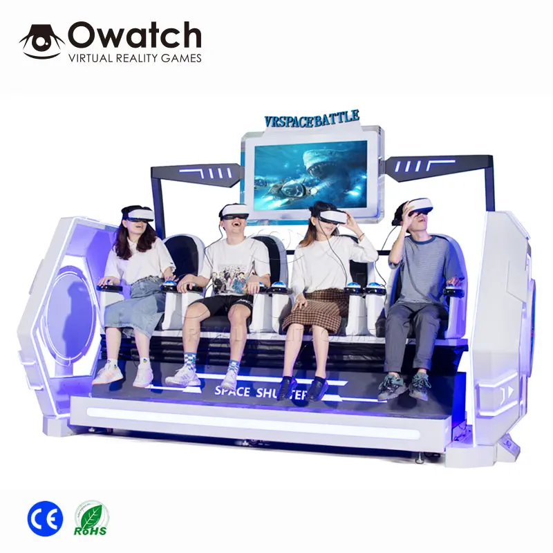 Крутой трансформатор стиль интерактивный 360 градусов 9D VR симулятор для парка развлечений