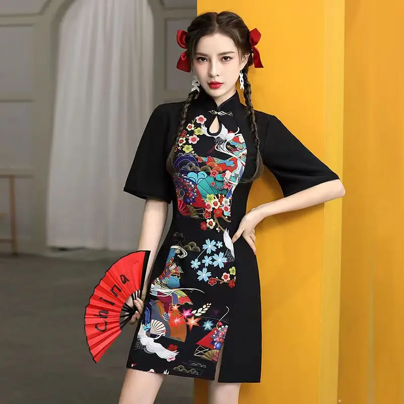 girls  Chinese style  skirt dress  cheongsam sexy qipao