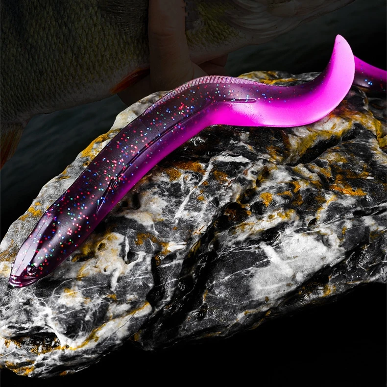 Spot Wholesale soft bait 15cm 20cm Lead Head Hook Long-distance Cast Sea Fishing Freshwater Eel Artificial Lures