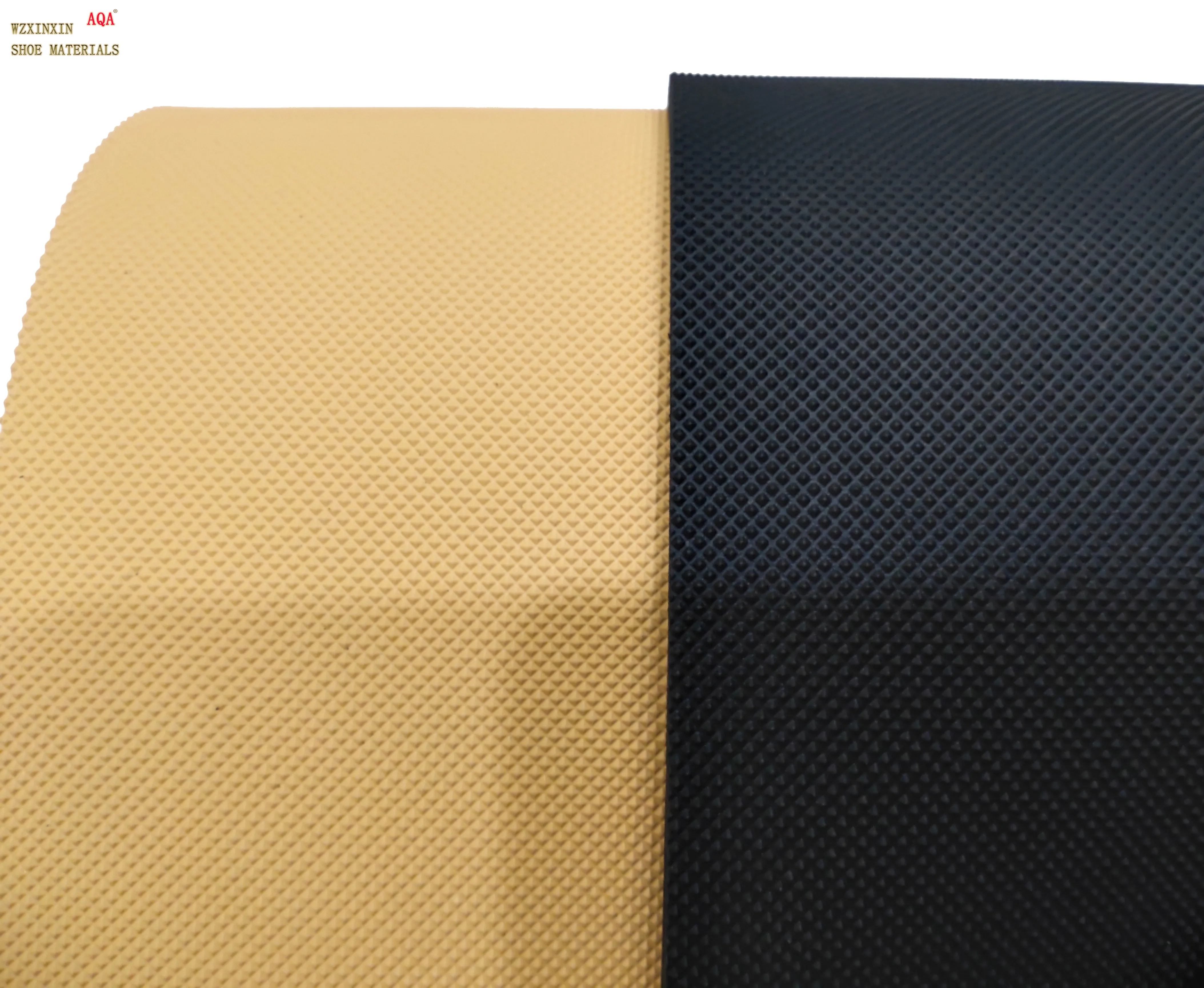 China factory wholesale stable quality small diamond design various colors rubber sole sheet for sandals and heels