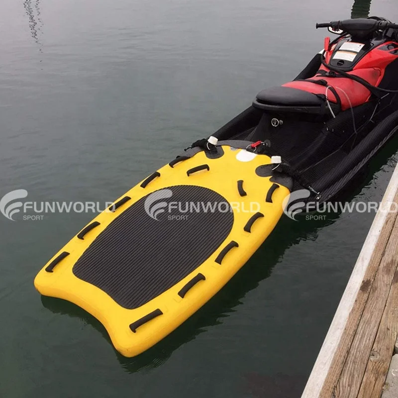 Drop Stitch Jet Ski Rescue Sled Inflatable Marine Rescue Equipment Safe Surf Rescue Board For Jet Ski Boat