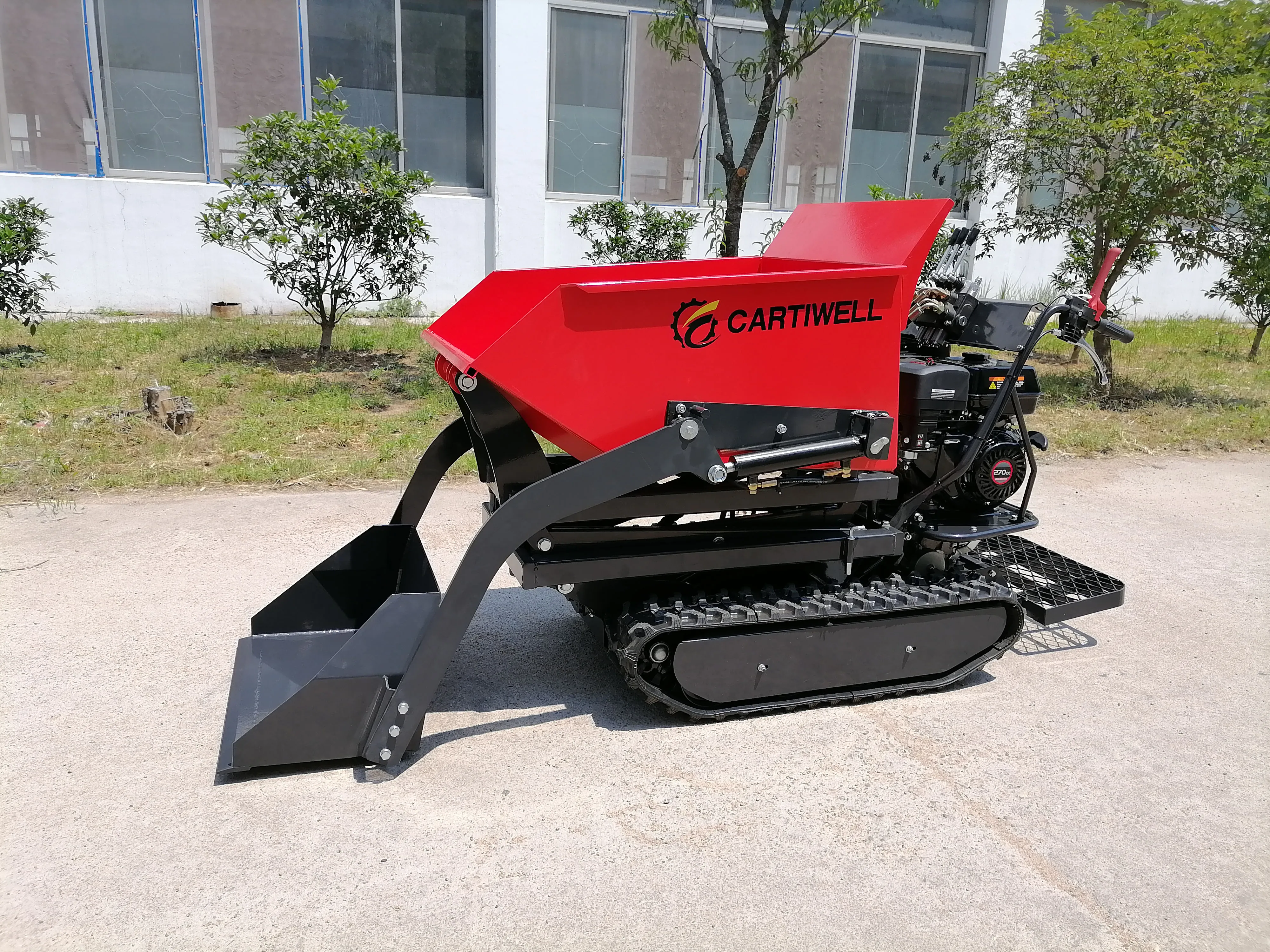 FREE SHIPPING!!!Mini Crawler Skid Steer Loader Chinese Skid Steer Loader 500kg Mini Dumper crawler For Sale