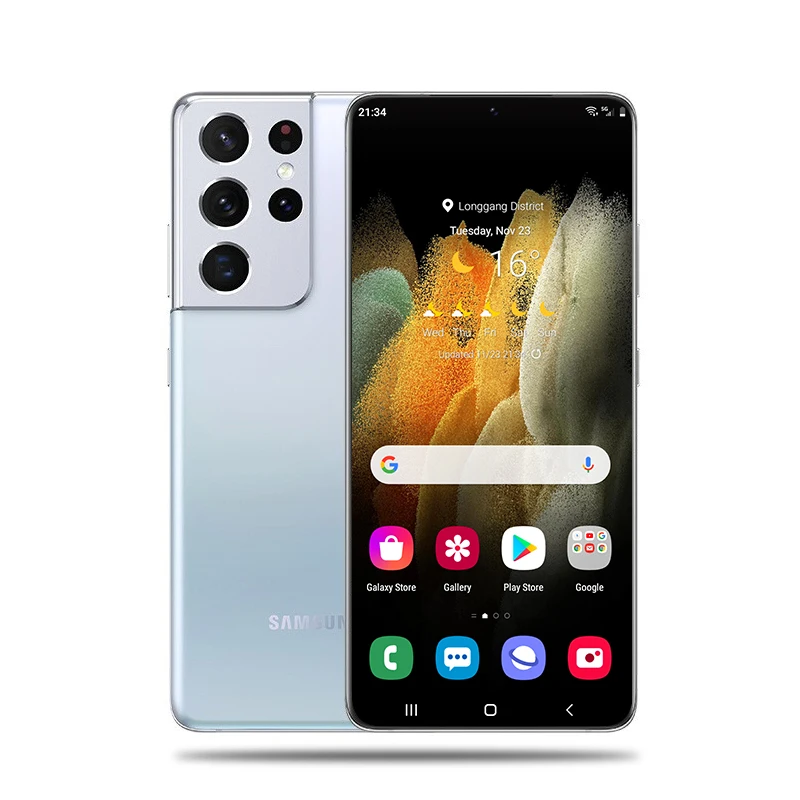 2022 Smartphone for Samsung Galaxy S21 Ultra 5G Android 11 Global Version 6.8 inch original unlock 16GB+512GB Mobile phones