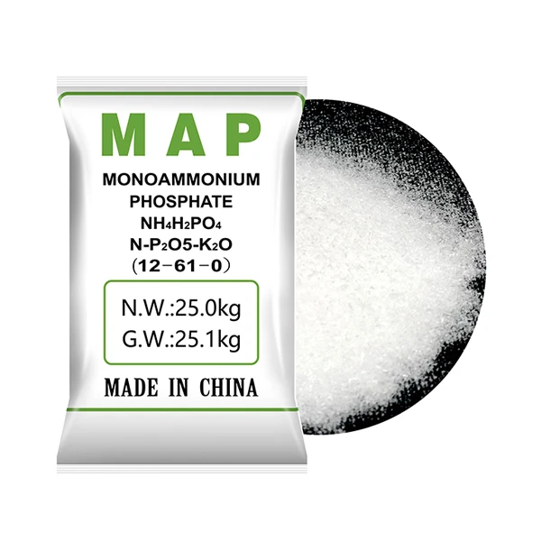 
China Supplier produce Fertilizer Mono Ammonium Phosphate for Food Grade Cas 7722-76-1 