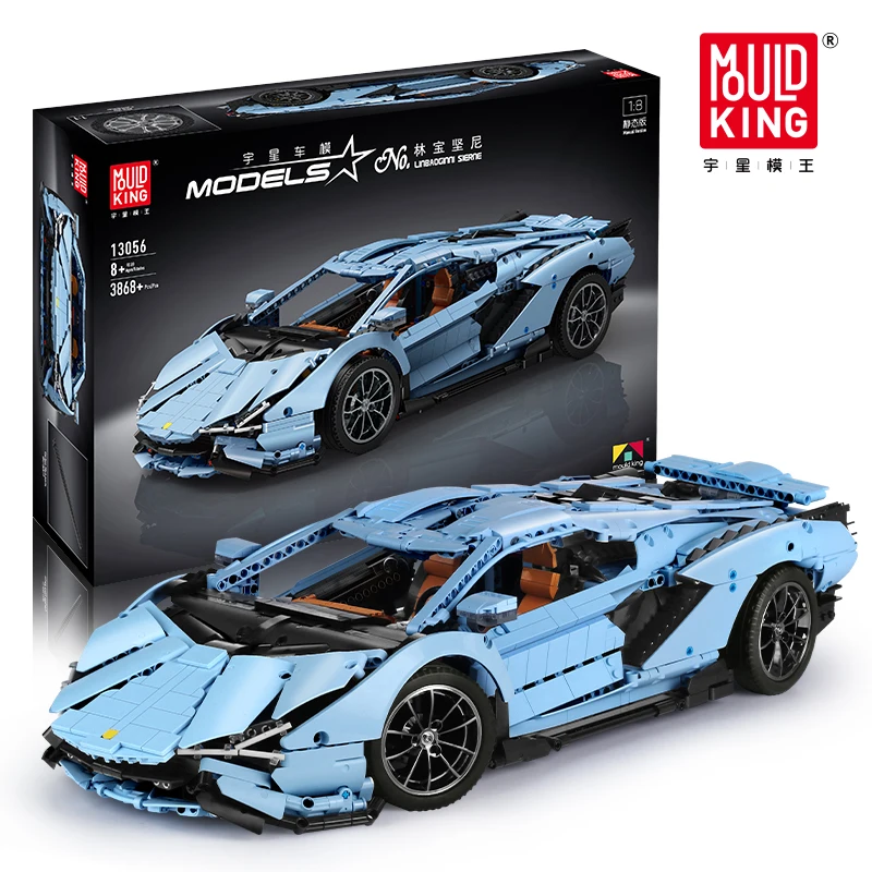 
MOULD KING Blocks Building Toy 13056 Linbaoginni Sierne App/RC Building Block Car 
