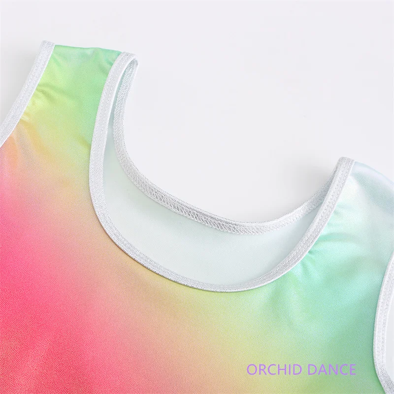 Fashion Unique Design High Quality Cheap Kids Girls Children Tank Training Rhythmic Gymnastics Leotards for sale