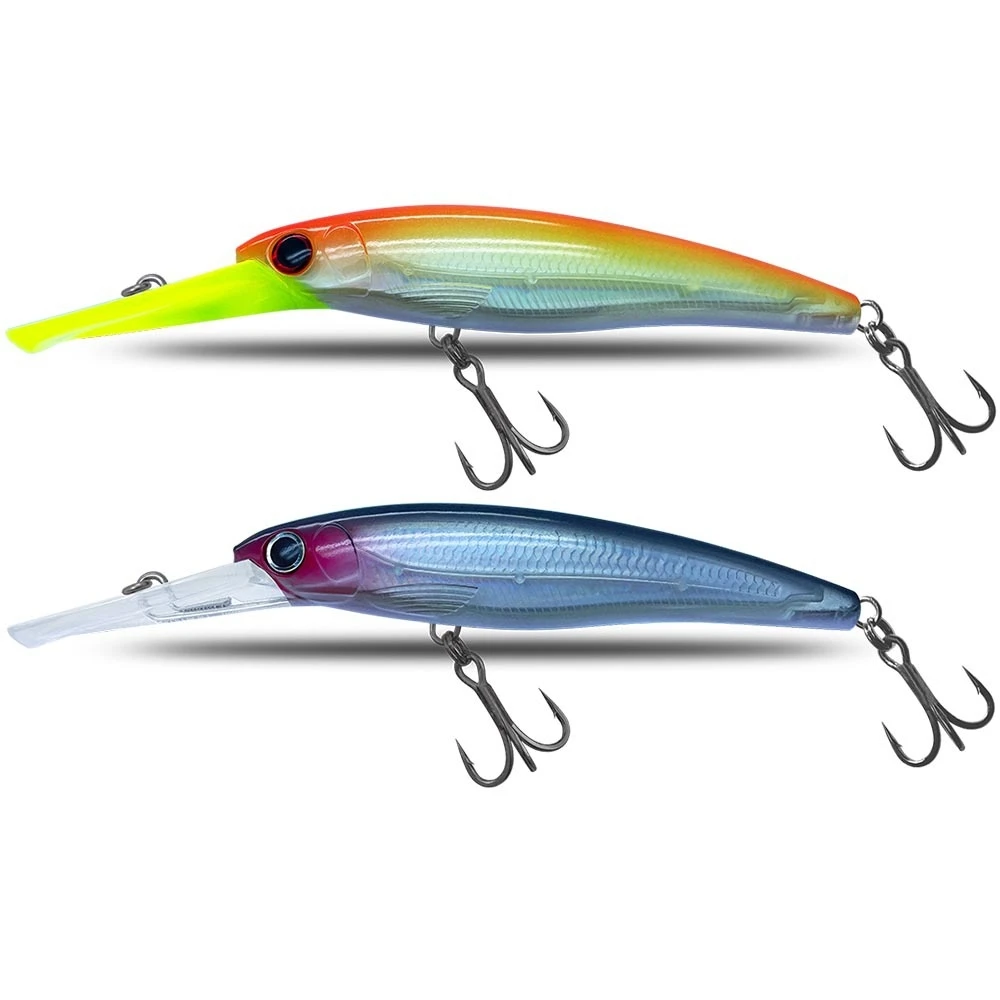 New 14cm 16cm 18cm Big Game Sinking Minnow Deep Sea Trolling Fishing Lure Artificial Bass Tuna Swim Bait Wobbler With Bkk Hooks