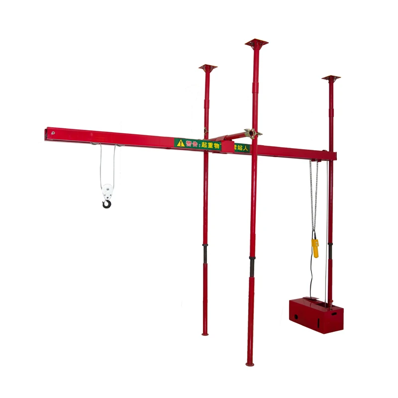 Портативный небольшой Электрический подъемник 400 500 300 кг одиночный двойной веревочный строительный напольный складной моторный