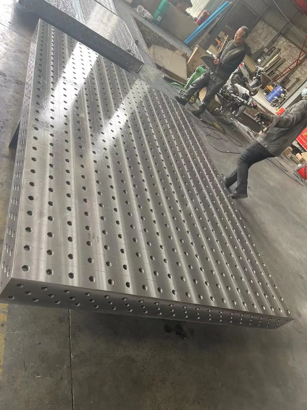 Factory produce Best sell cast iron or Q345 steel 3D welding table and Fixture table clamps with nitrided and jig system