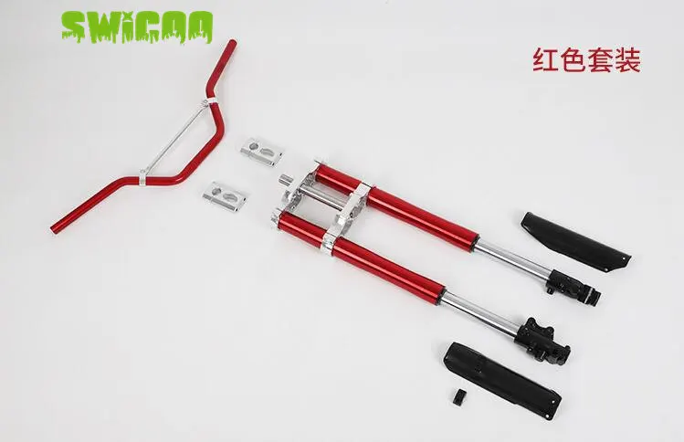 SWICOO 600mm 650mm 680mm 735mm Front Fork Suspension Clamp Handle Bar For Dirt Bike Mini Bike Motorcycle