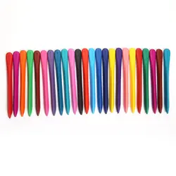 24pcs crayons in bulk non toxic plastic triangle crayons set for kids