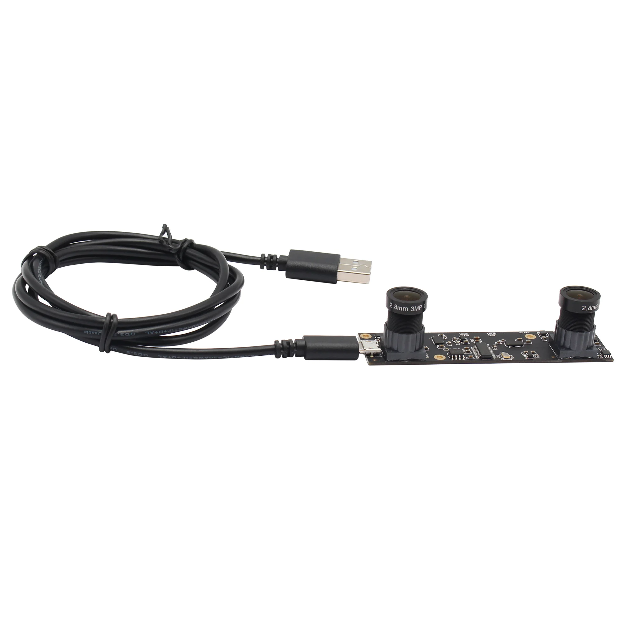Двухобъективная стереокамера ELP 2MP MJPEG 30fps 1920x1080 AR0330 модуль мини-USB камеры для Windows Android Mac Linux Raspberry