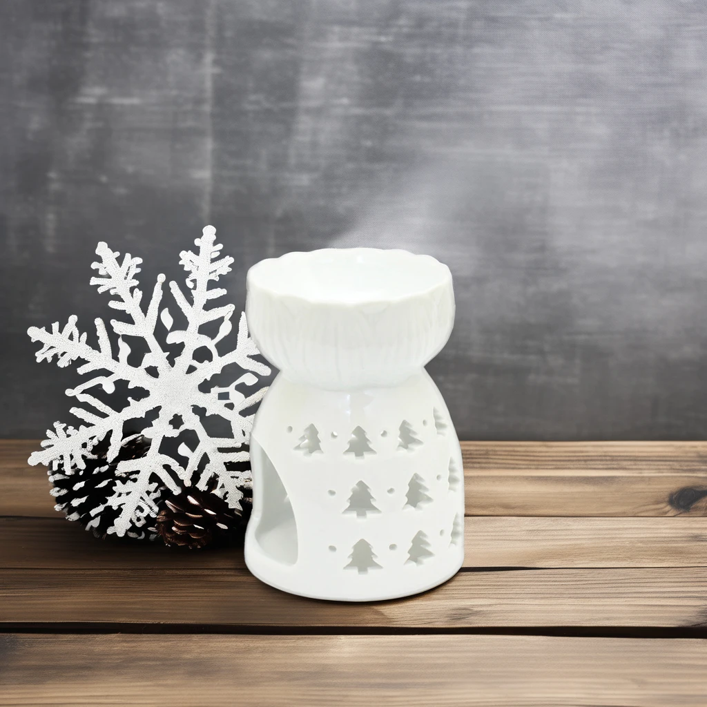 Essential Oil Burner Ceramic Flower Aroma Burners Assorted Wax Warmer Aromatherapy Tarts Holder Candle Scented Diffuser Home Bed