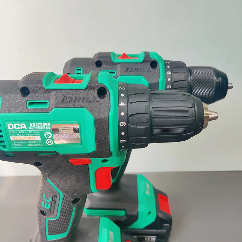 DCA-2055AW 20V 60n. m Electric Hand Drill Set Portable Brushless Lithium Battery Multifunction Cordless Electric Screwdriver