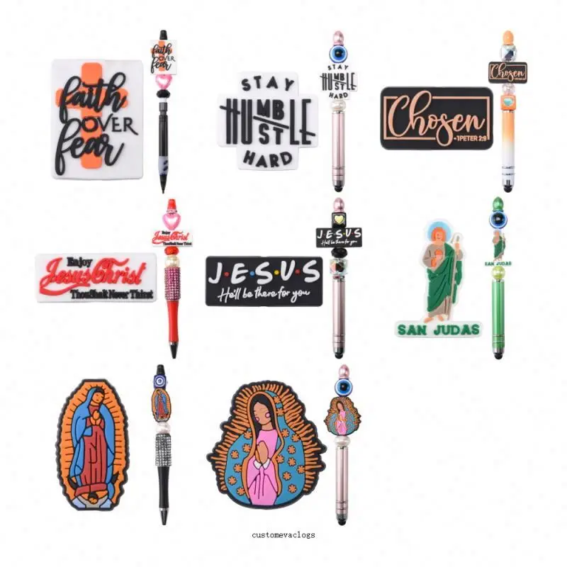 High Quality Wholesale what is a focal nodule football team taylor  bad bunny karol g one piece selena beads for pens