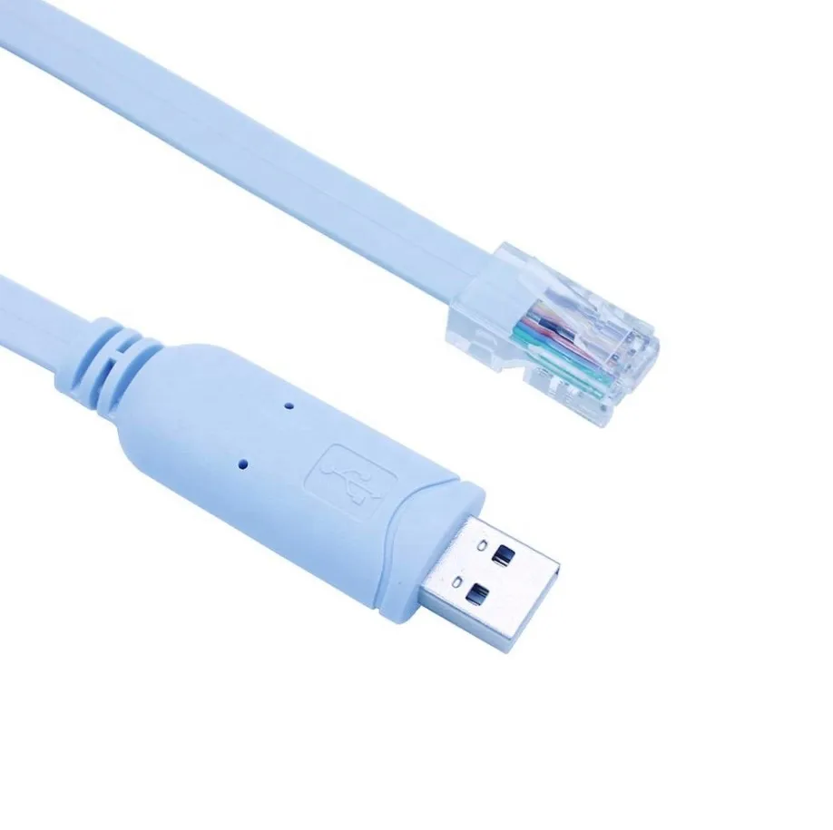 USB to RJ45 Cable Essential Accesory for Ciso, NETGEAR, LINKSYS,TP-LINK Router/Switches for Laptop in Windows, Mac