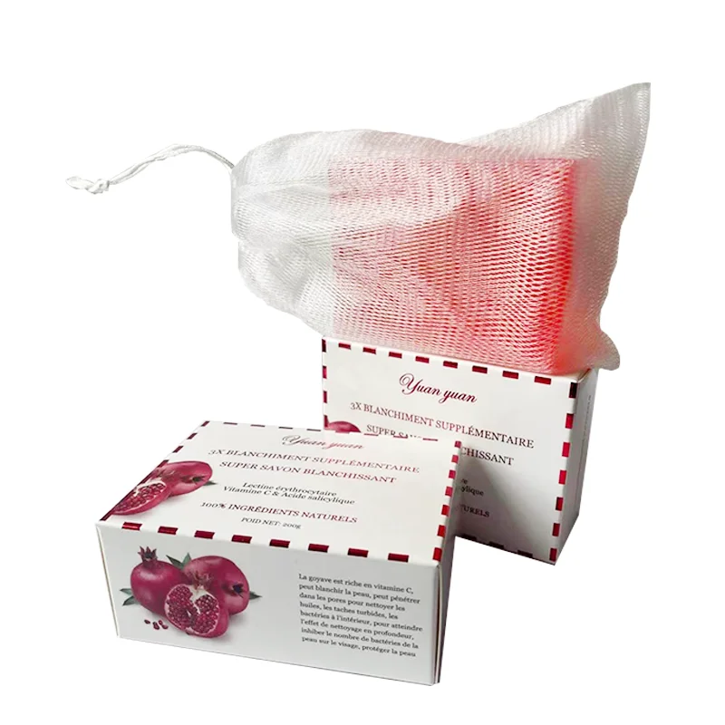 Hot sell  west African arbutin Vitamin C salicylic acid guava 24K extra Whitening soap