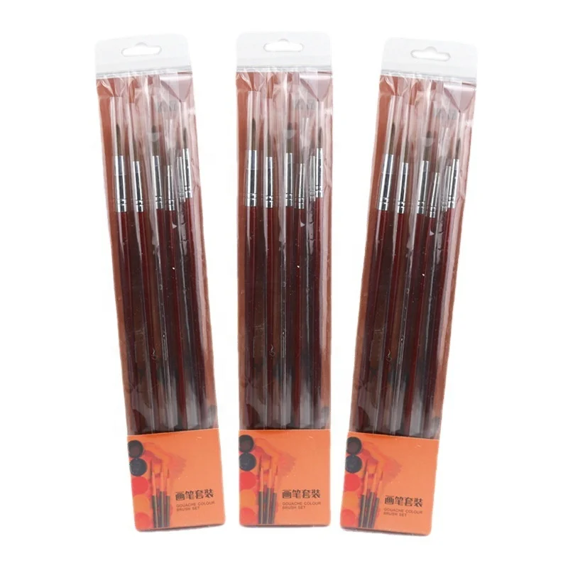 Factory Supply Environment Friendly Watercolor Brush Popular Artist Paint Brush Set