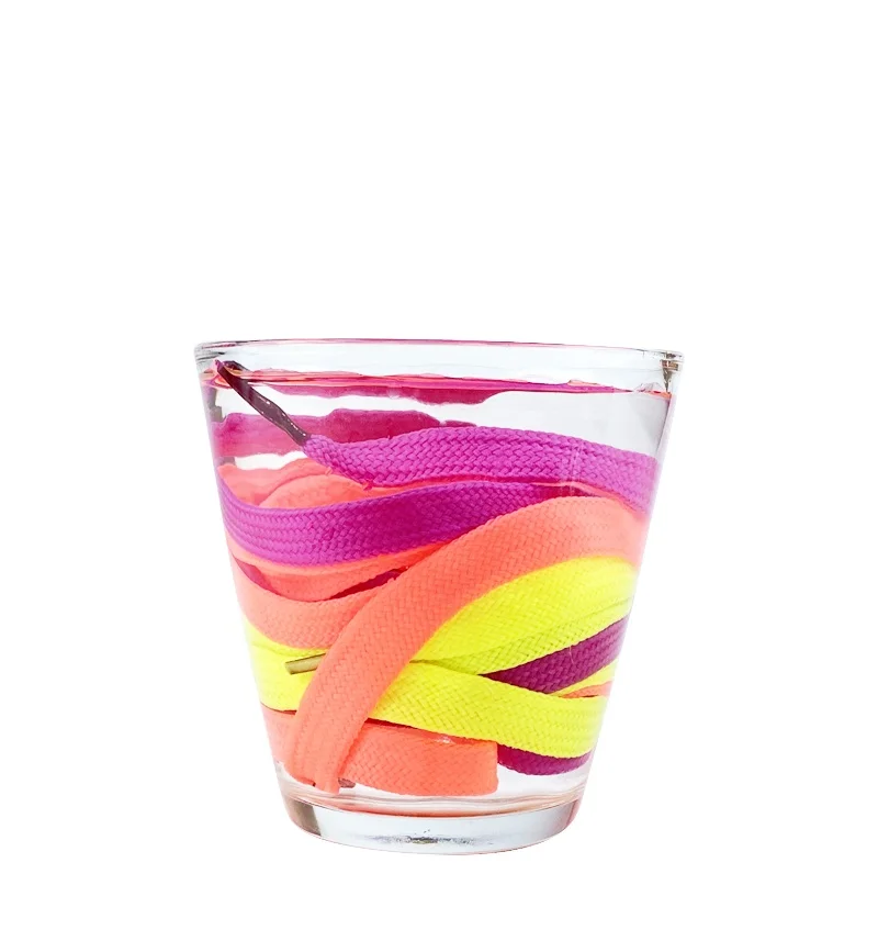 Custom  Flat Shoe Lace 8mm Wide  Shoelace for sneaker  laces