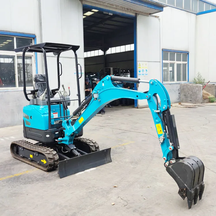 QILU Factories In China Sell 1 Ton Agricultural Excavators Using Environmentally Friendly Engines And Rubber Tracks