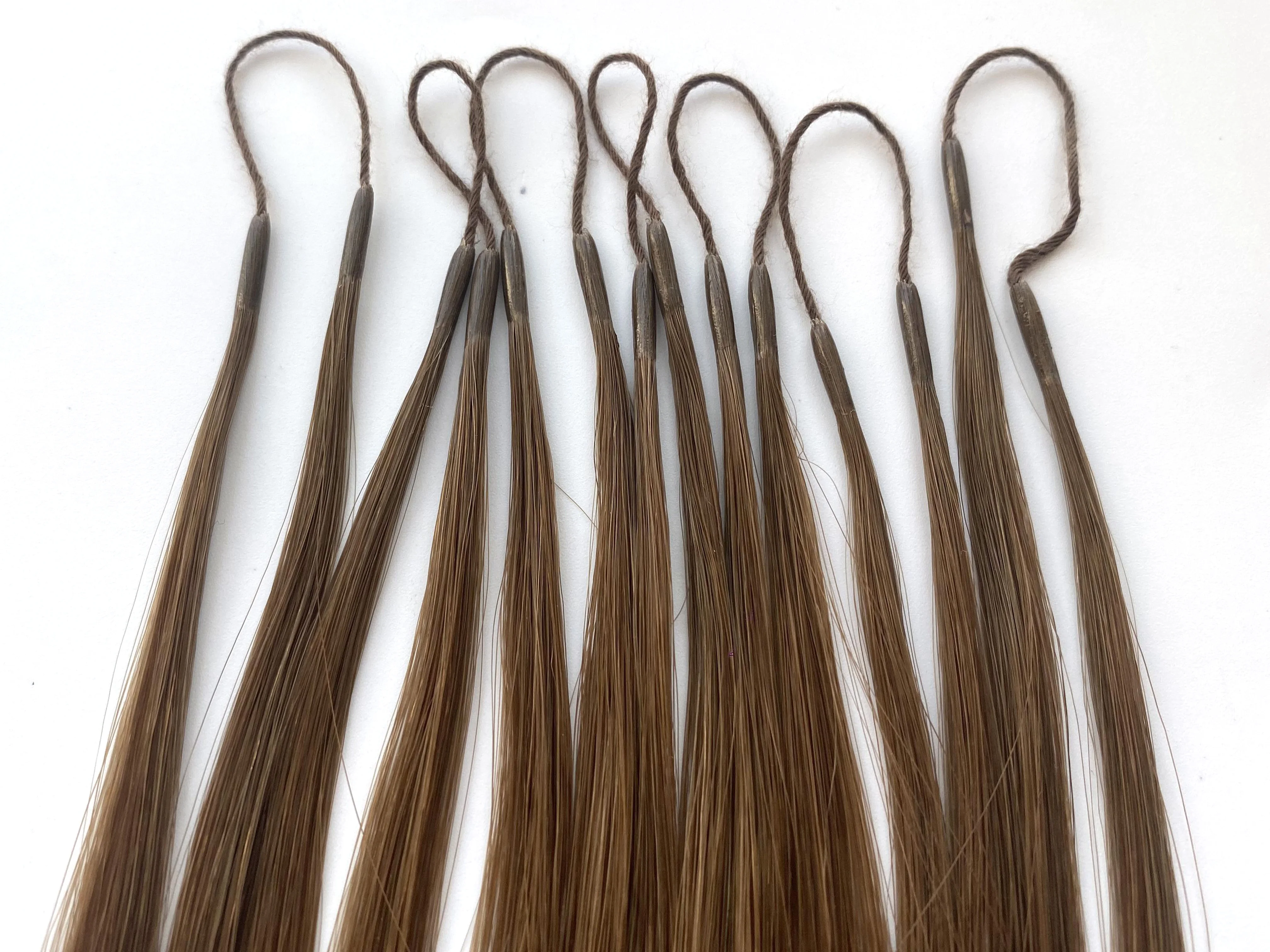 Haiyi Double Drawn I Tip Human Hair Extension Dark Brown Prebonded 100% Remy i-Tip Hair Extensions