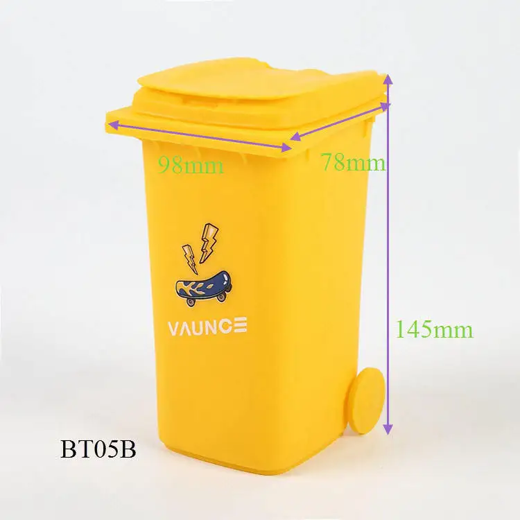 Custom Mini Trash Can Toy Desktop Mini Garbage Cans Waste Bin for Desk