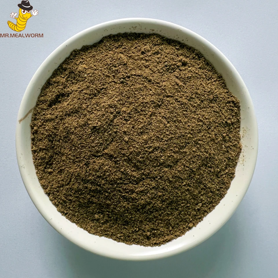 Factory direct supply Natural Material Popular Pet Food Dried Mealworms Protein Powder