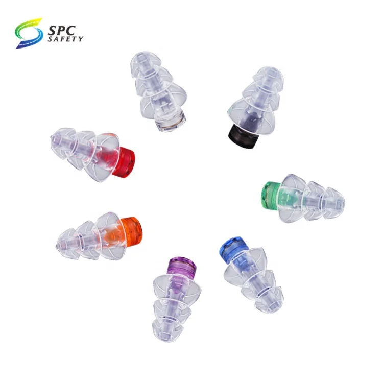 Invisible Reusable Noise reduction hearing protection music ear plugs High fidelity concert earplugs for Musicians listener fans
