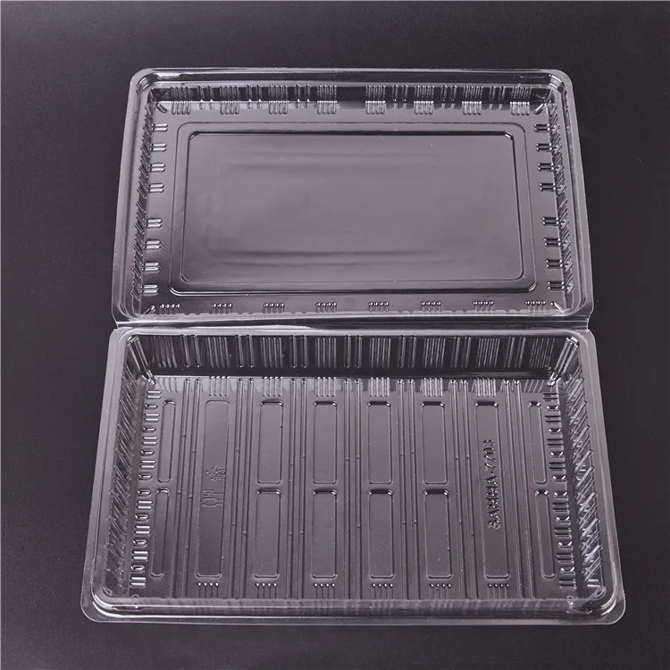 SAMMA-7703 China Ex Large, Large, Medium, Small Cupcake Boxes In Bulk Packaging Sushi To Go Delivery Box With Clear Lid