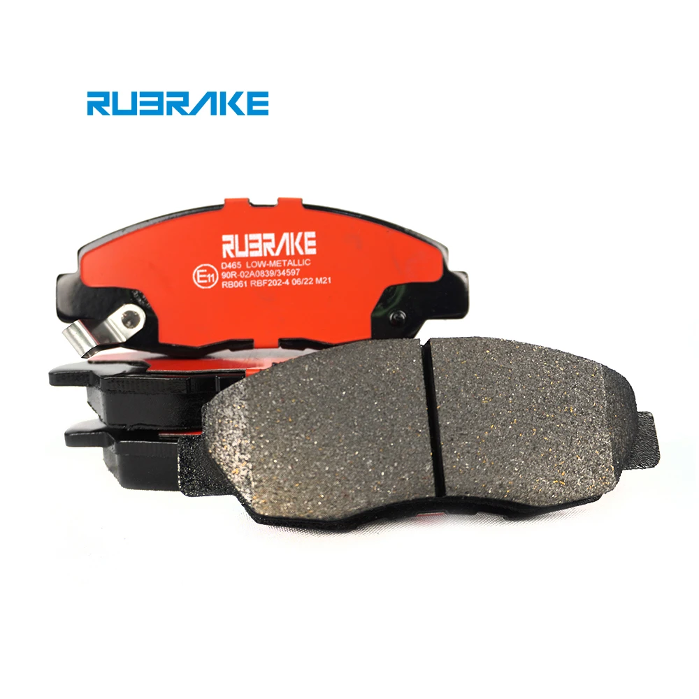 RUBRAKE D340 top quality ceramic brake pad for honda ACCORD IV ACCORD IV Coupe ACCORD V Coupe CIVIC VIII Saloon